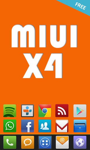 MIUI X4 Go Apex ADW Theme FREE