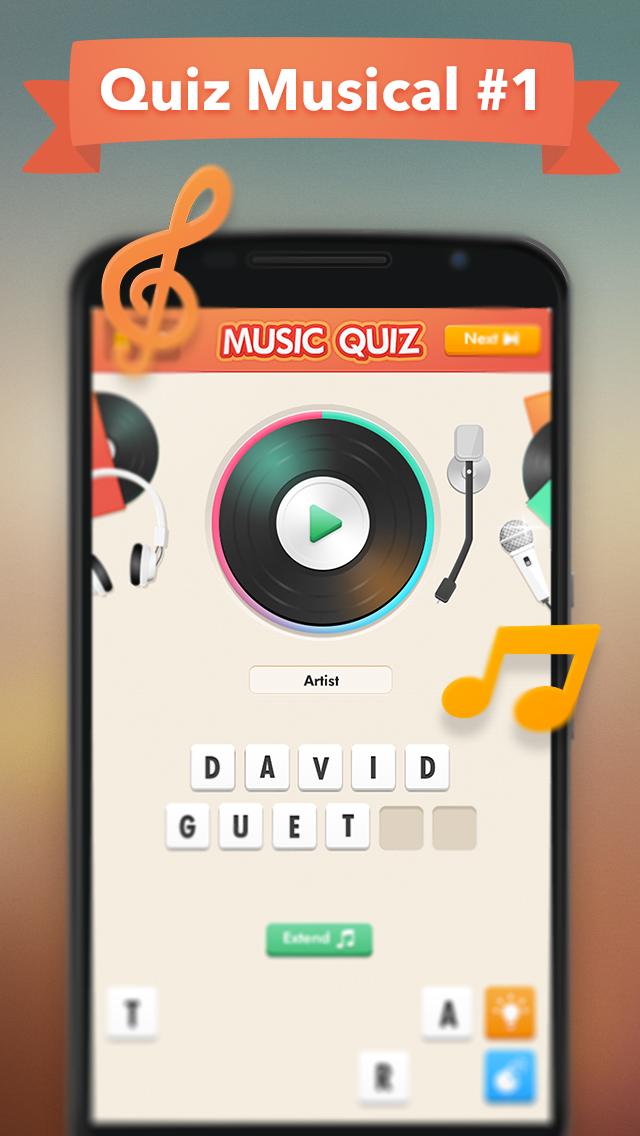 Android application Music Quiz screenshort