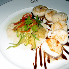 Scallops with Hazelnuts and Browned Butter Vinaigrette