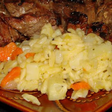 Orzo and Potato Parmesan