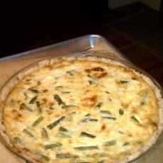 Asparagus Cheddar Quiche
