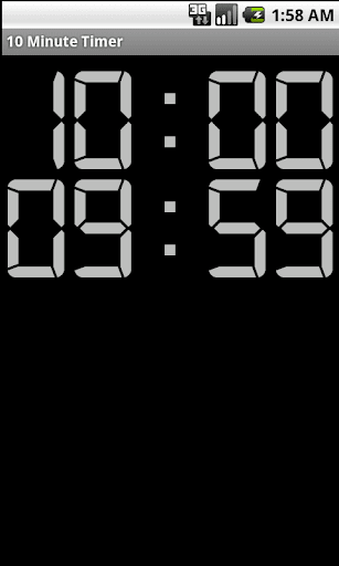 10 minute Timer