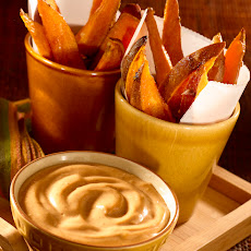 Sweet Potato Fries With Bbq Mayonnaise