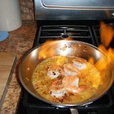 Culottes on Fire: Shrimp with Capellini