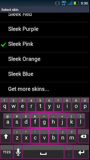 Sleek Pink Keyboard Skin