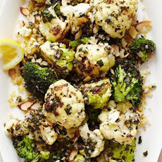 Daniel Patterson's Grilled Brassica with Dandelion-Green Vinaigrette