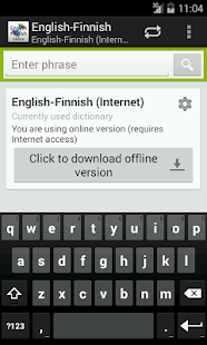 How to get English-Finnish Dictionary 2.1.7 apk for android