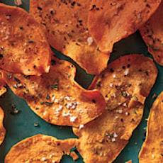 Microwave Sweet Potato Chips