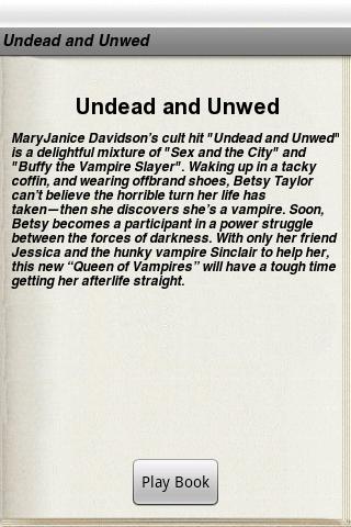 Undead and Unwed