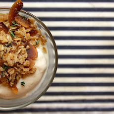 Dairy-free Lemon Creme with Oat-Thyme Crumble