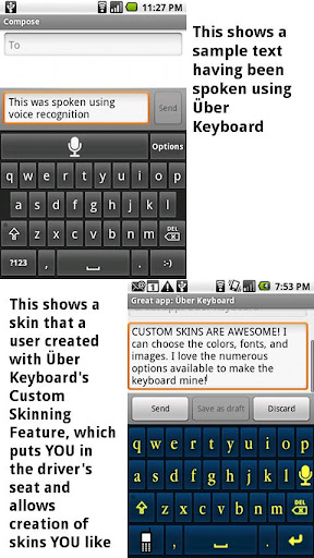 Uber Keyboard Text Voice