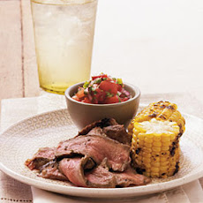 Mojito Strip Steaks with Pico de Gallo
