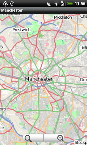 Manchester Street Map