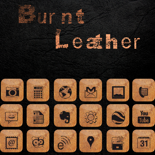 Burnt Leather ADW Theme LOGO-APP點子