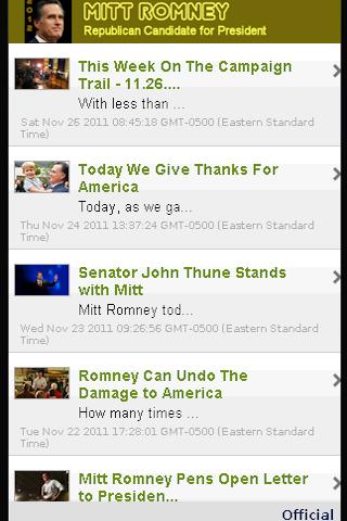 2012 Candidate: Mitt Romney
