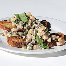 Fresh Artichoke and White Bean Crostini