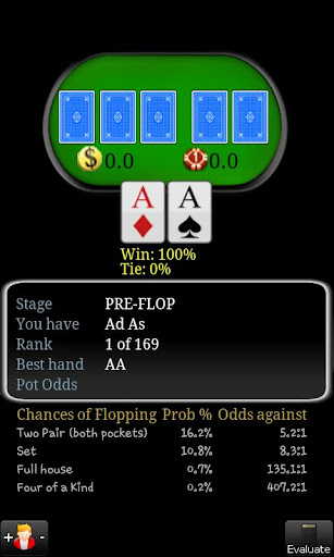 Poker Odds and Outs Calculator