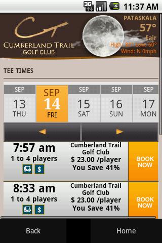 【免費旅遊App】Cumberland Trail Golf Course-APP點子