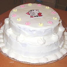 White Chocolate Wedding Cake