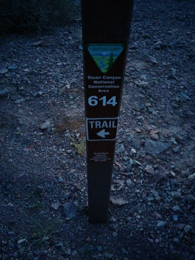 Sloan Canyon Trail 614 Marker