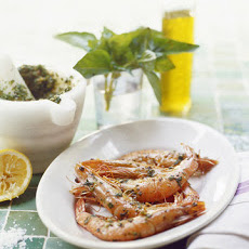 Grilled Prawns with Pistou