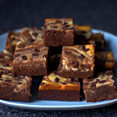 Cheesecake-marbled Brownies