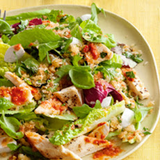 Grilled Chicken Salad With Parmesan Breadcrumbs