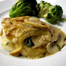 Ww Parmesan Chicken With Mushroom-Wine Sauce