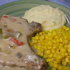 Easy Chops-N-Gravy for Two