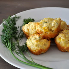 Corn Dill Mini Muffins