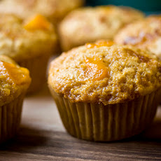 Brown Sugar and Peach Muffins