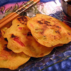 Korean Shrimp and Scallion Pancakes