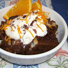 Chocolate Orange Soufflé Bread Pudding