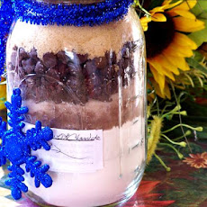 Chocolate Chocolate Chip Cookies in a Jar Mix