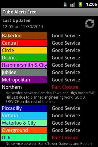 London Tube Alerts Free