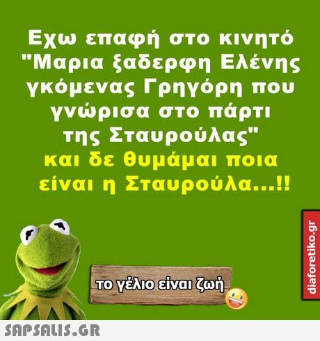 Εχω επαφη σΤο κινηΤΟ Μαρια ξαδερφη Ελένης γκόμενας Γρηγόρη που γνώρισα σΤο παρΤΙ της Σταυρούλας και δε θυμάμαι ποια είναι η Σταυρούλα !! Το Υέλιο-είναι ζωή 