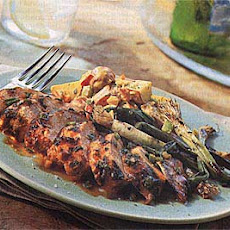 Spicy Grilled Chicken and Green Onions
