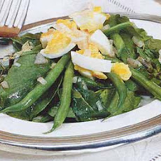 Arugula and Green Bean Salad with Walnut Oil Dressing