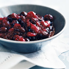 Warm Apricot-Cranberry Sauce
