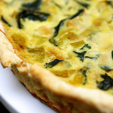 Leek and Swiss Chard Tart
