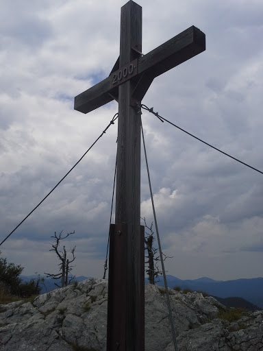 Plattenstein Gipfel Kreuz