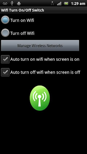 Auto Wifi On Off Switch Trial