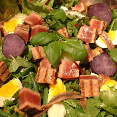 Grilled Nicoise Seafood Salad