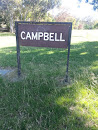 Campbell Suburb Sign
