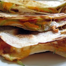 Zucchini-Blossom Quesadillas