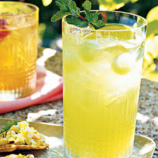 Lemon Whiskey Sours with Fresh Cherries