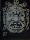 Tribal Head Mural