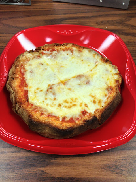 Deep dish Sicilian pizza
