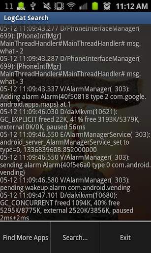 LogCat Search