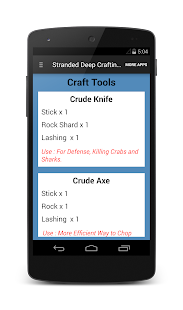 How to install Crafting Guide Stranded Deep patch 1.1 apk for pc